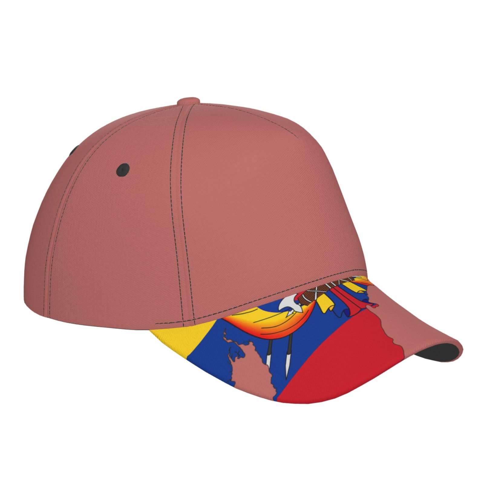 RICHARDSON | Flag Map Of Ecuador Cotton Baseball Cap Classic Dad Hat Unisex Headwear Adjustable Size